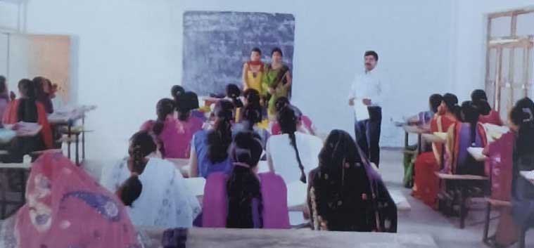 Students participating in classroom learning